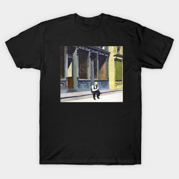 High Resolution Edward Hopper Sunday 1926 T-Shirt by tiokvadrat